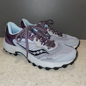 Saucony Women's Excursion TR15 Trail Running Shoe Athletic Tennis Alloy Mauve